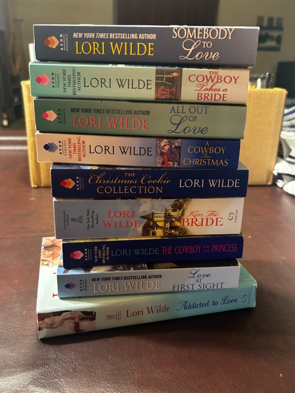 9 Lori Wilde Cowboy Romance Paperback books - Love at First Sight